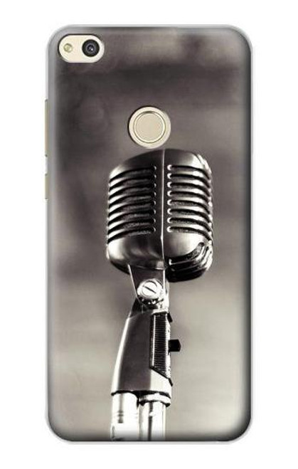 S3495 Vintage Microphone Case For Huawei P8 Lite (2017)