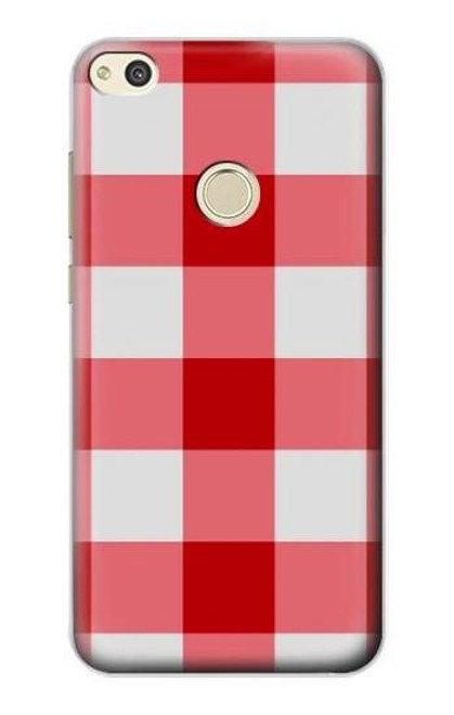 S3535 Red Gingham Case For Huawei P8 Lite (2017)