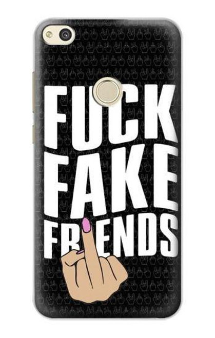 S3598 Middle Finger Fuck Fake Friend Case For Huawei P8 Lite (2017)