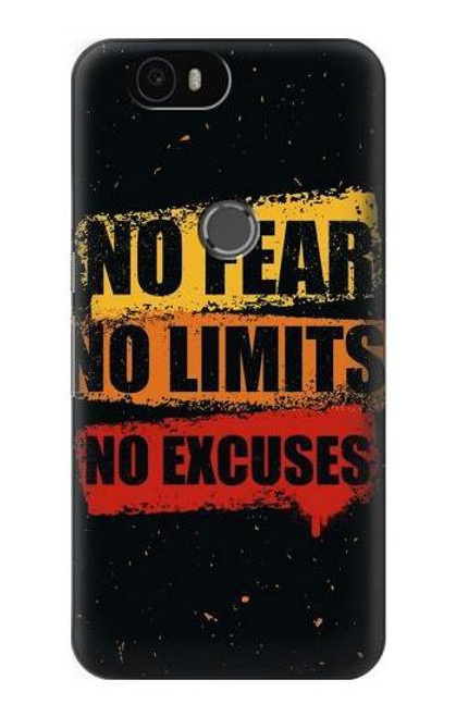 S3492 No Fear Limits Excuses Case For Huawei Nexus 6P