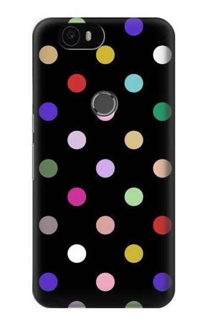 S3532 Colorful Polka Dot Case For Huawei Nexus 6P