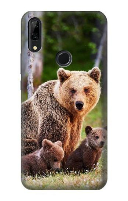 S3558 Bear Family Case For Huawei P Smart Z, Y9 Prime 2019