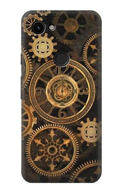 S3442 Clock Gear Case For Google Pixel 3a