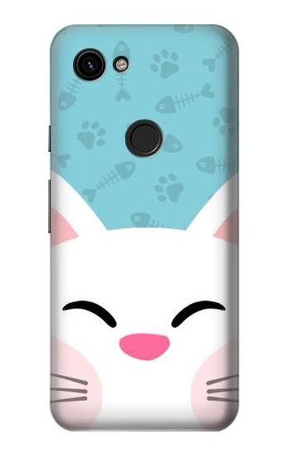 S3542 Cute Cat Cartoon Case For Google Pixel 3a