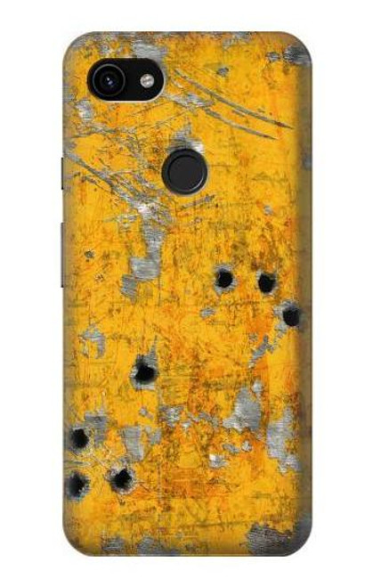 S3528 Bullet Rusting Yellow Metal Case For Google Pixel 3a XL