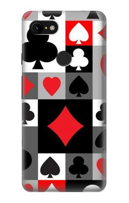 S3463 Poker Card Suit Case For Google Pixel 3 XL