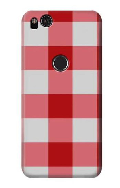S3535 Red Gingham Case For Google Pixel 2