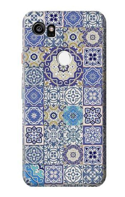 S3537 Moroccan Mosaic Pattern Case For Google Pixel 2 XL