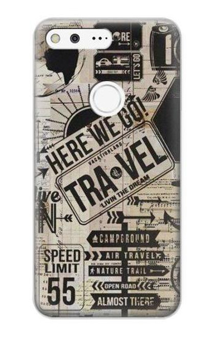 S3441 Vintage Travel Case For Google Pixel XL