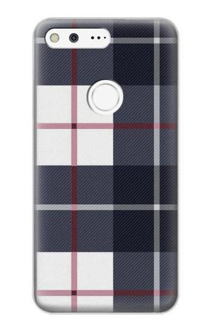 S3452 Plaid Fabric Pattern Case For Google Pixel XL
