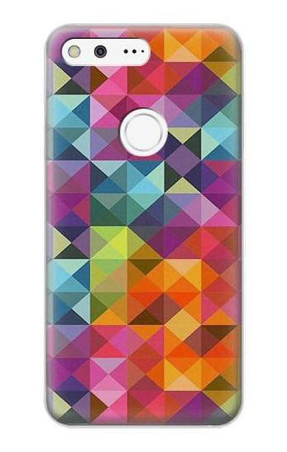 S3477 Abstract Diamond Pattern Case For Google Pixel XL