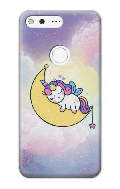 S3485 Cute Unicorn Sleep Case For Google Pixel XL
