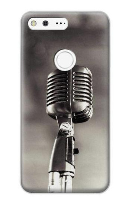 S3495 Vintage Microphone Case For Google Pixel XL