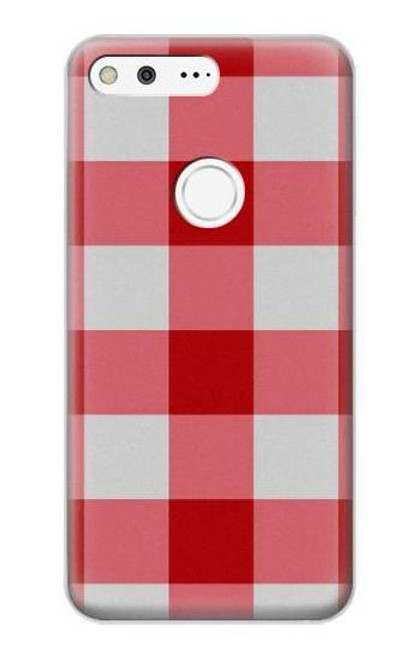 S3535 Red Gingham Case For Google Pixel XL