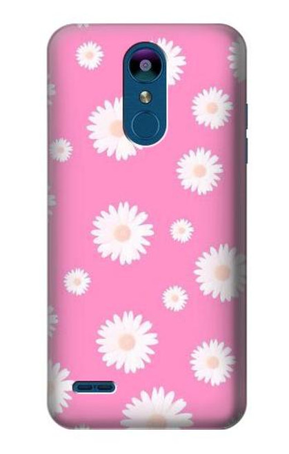 S3500 Pink Floral Pattern Case For LG K8 (2018)