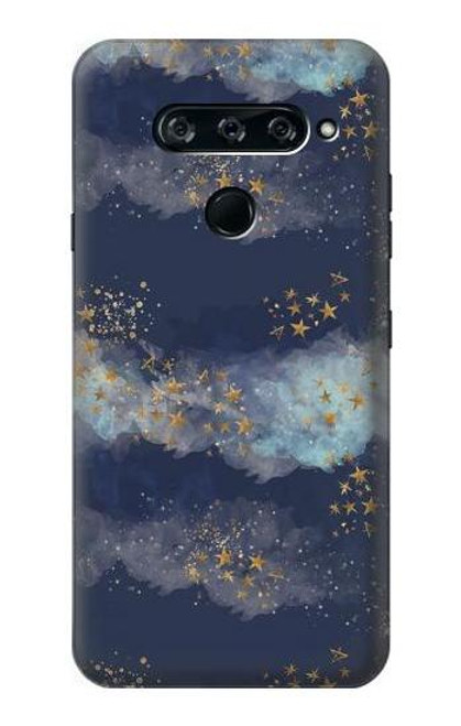 S3364 Gold Star Sky Case For LG V40, LG V40 ThinQ