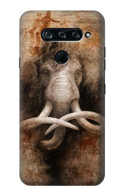 S3427 Mammoth Ancient Cave Art Case For LG V40, LG V40 ThinQ