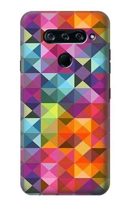 S3477 Abstract Diamond Pattern Case For LG V40, LG V40 ThinQ