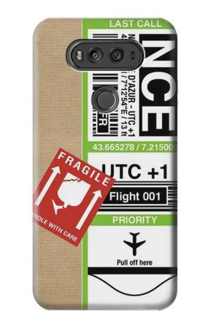 S3543 Luggage Tag Art Case For LG V20