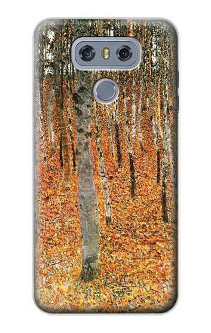 S3380 Gustav Klimt Birch Forest Case For LG G6