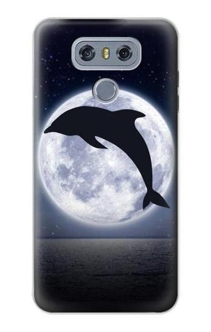 S3510 Dolphin Moon Night Case For LG G6