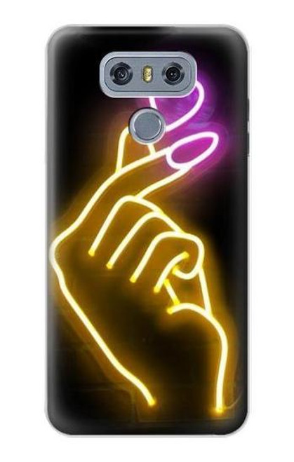 S3512 Cute Mini Heart Neon Graphic Case For LG G6
