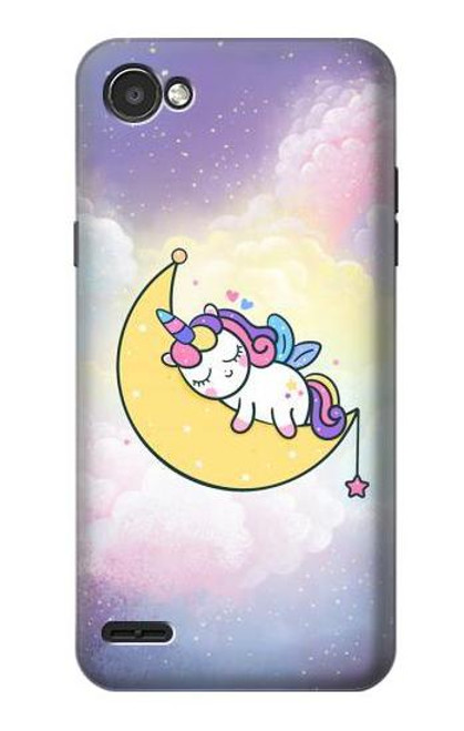 S3485 Cute Unicorn Sleep Case For LG Q6