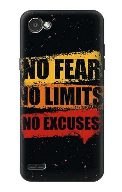 S3492 No Fear Limits Excuses Case For LG Q6