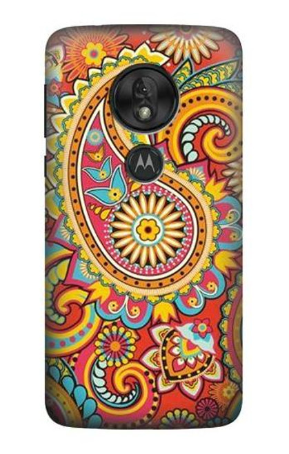 S3402 Floral Paisley Pattern Seamless Case For Motorola Moto G7 Play