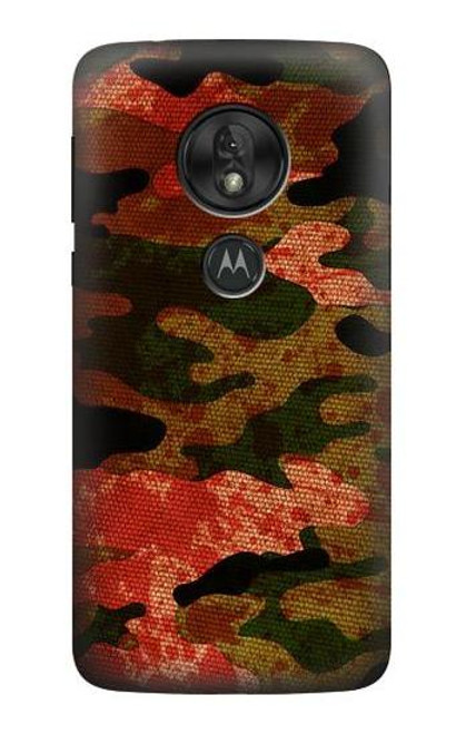 S3393 Camouflage Blood Splatter Case For Motorola Moto G7 Power