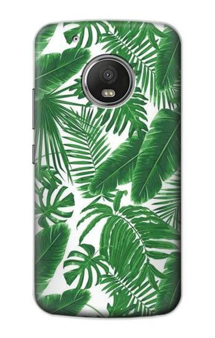 S3457 Paper Palm Monstera Case For Motorola Moto G5 Plus