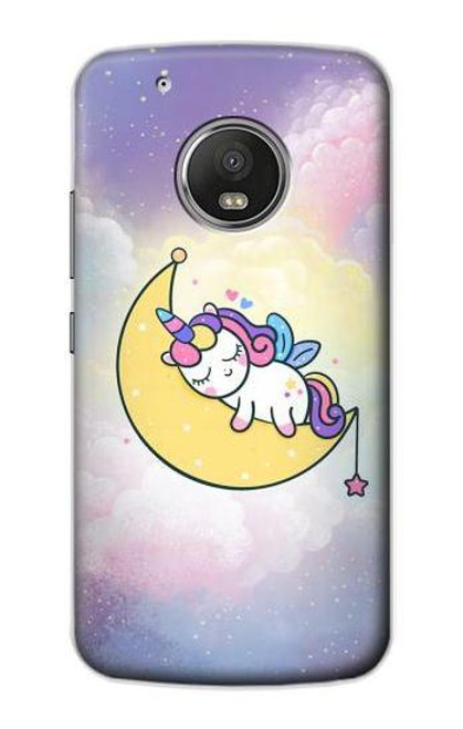 S3485 Cute Unicorn Sleep Case For Motorola Moto G5 Plus