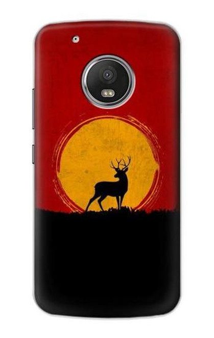 S3513 Deer Sunset Case For Motorola Moto G5 Plus