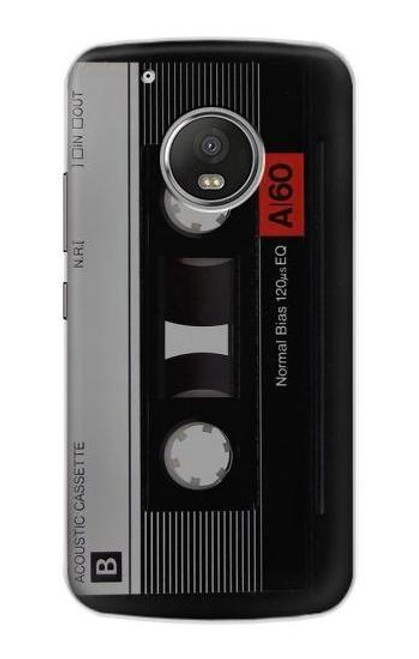 S3516 Vintage Cassette Tape Case For Motorola Moto G5 Plus