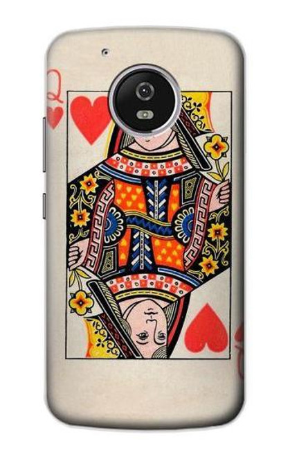 S3429 Queen Hearts Card Case For Motorola Moto G5