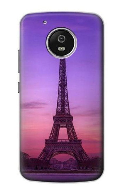 S3447 Eiffel Paris Sunset Case For Motorola Moto G5