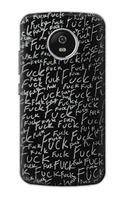 S3478 Funny Words Blackboard Case For Motorola Moto G5