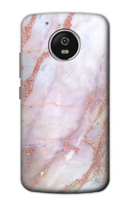 S3482 Soft Pink Marble Graphic Print Case For Motorola Moto G5