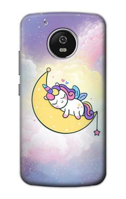 S3485 Cute Unicorn Sleep Case For Motorola Moto G5