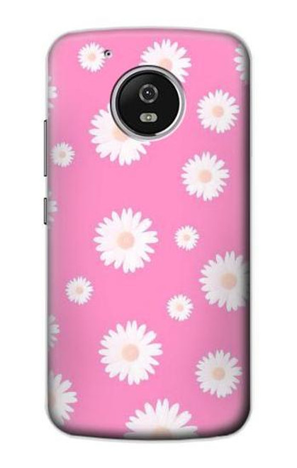 S3500 Pink Floral Pattern Case For Motorola Moto G5