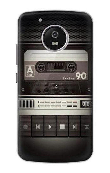S3501 Vintage Cassette Player Case For Motorola Moto G5