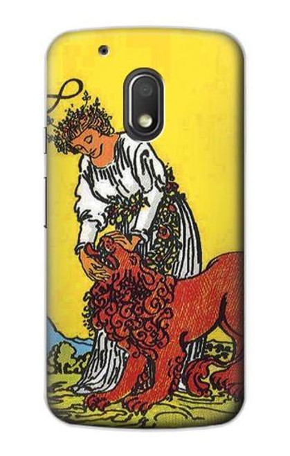 S3458 Strength Tarot Card Case For Motorola Moto G4 Play