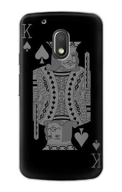 S3520 Black King Spade Case For Motorola Moto G4 Play