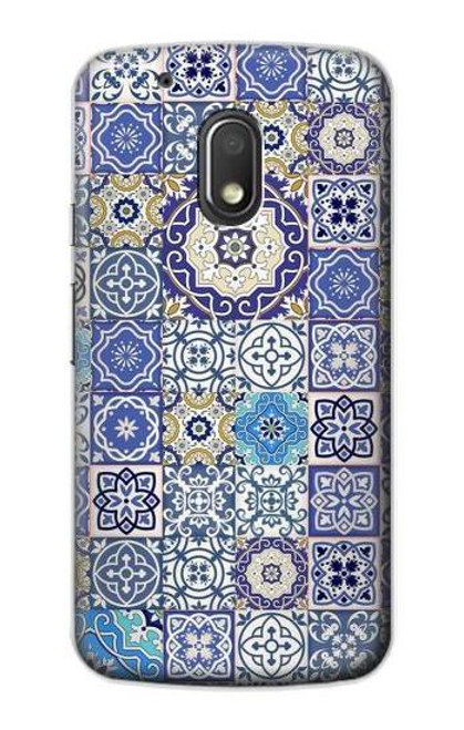 S3537 Moroccan Mosaic Pattern Case For Motorola Moto G4 Play