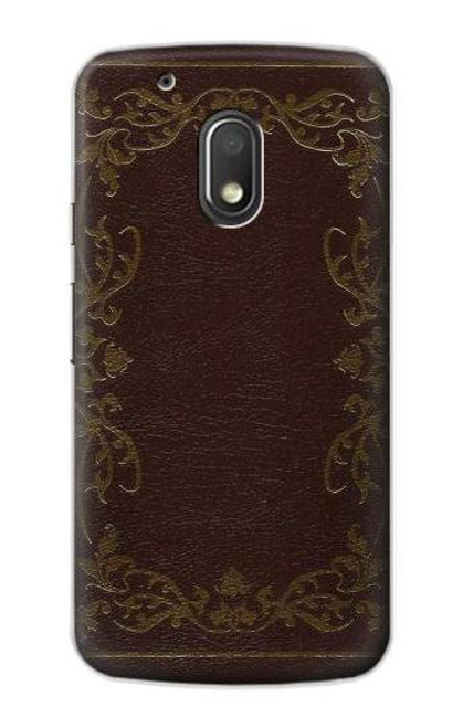 S3553 Vintage Book Cover Case For Motorola Moto G4 Play