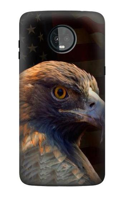 S3376 Eagle American Flag Case For Motorola Moto Z3, Z3 Play