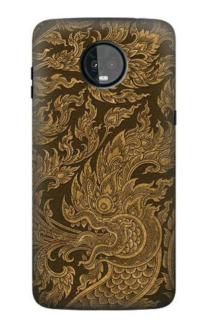 S3382 Thai Art Naga Case For Motorola Moto Z3, Z3 Play