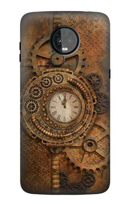 S3401 Clock Gear Streampunk Case For Motorola Moto Z3, Z3 Play