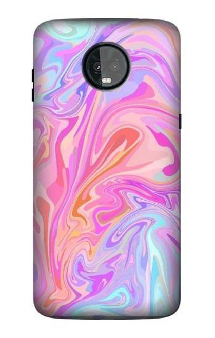 S3444 Digital Art Colorful Liquid Case For Motorola Moto Z3, Z3 Play