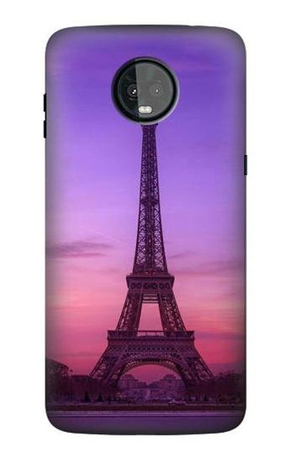 S3447 Eiffel Paris Sunset Case For Motorola Moto Z3, Z3 Play